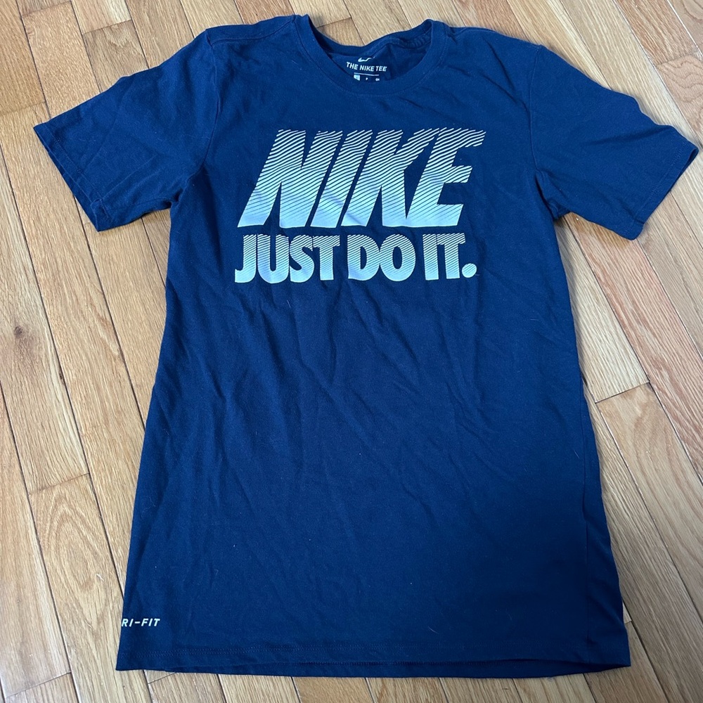 Nike Blue 'Just Do It' T-Shirt